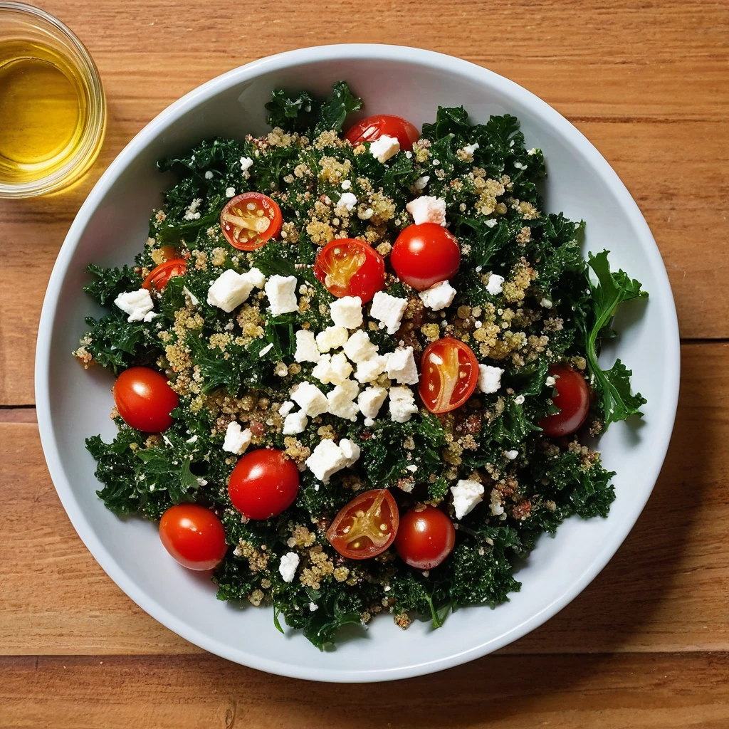 Spiced Quinoa and Kale Salad