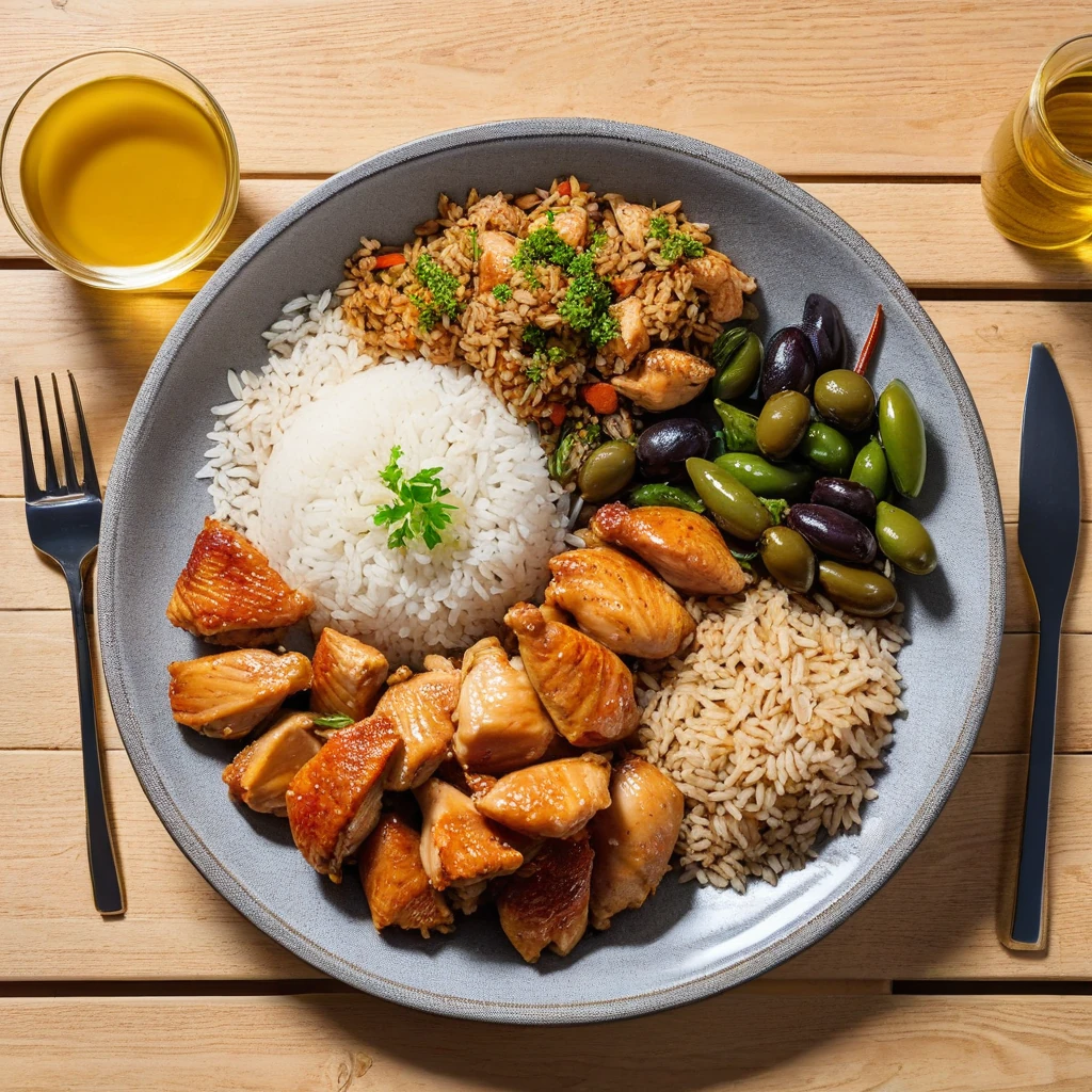 Bol de Poulet et Riz