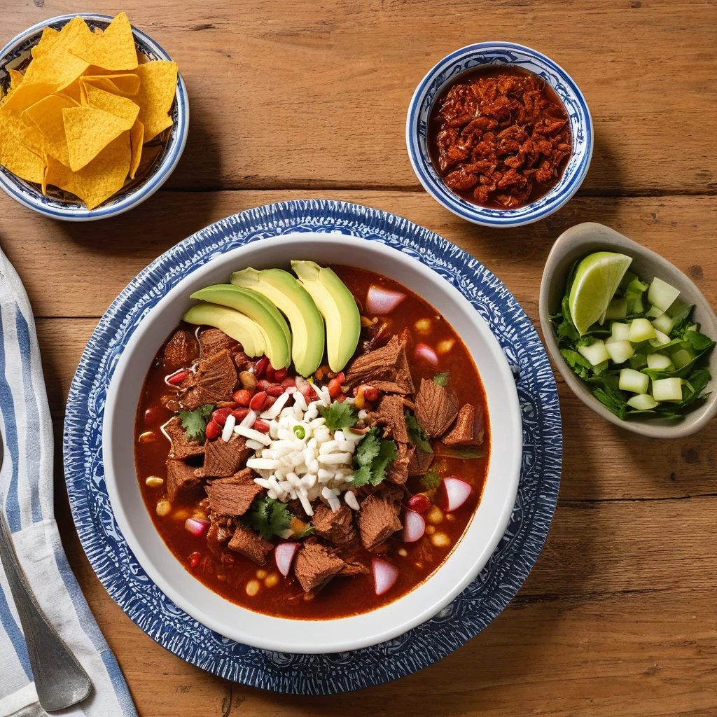 Pozole Rojo con Cerdo