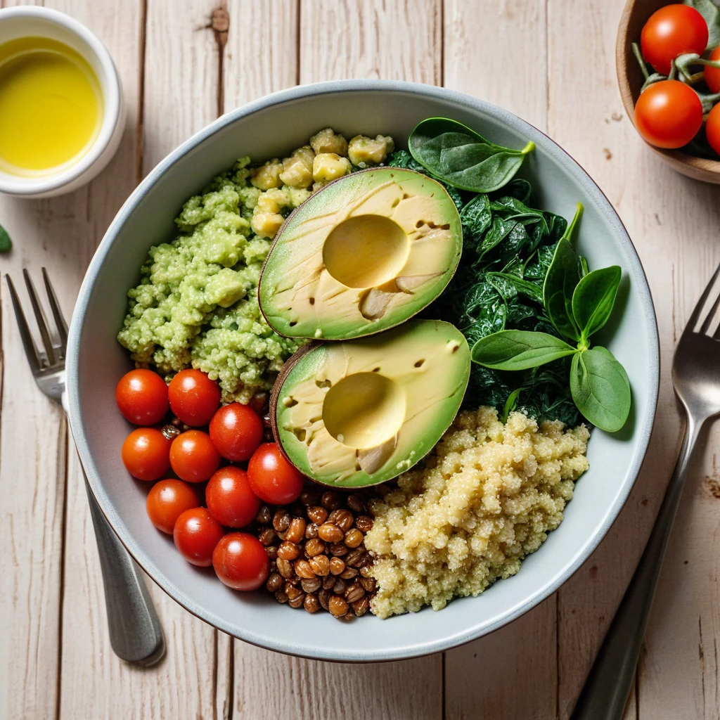 Creamy Avocado Quinoa Bowl