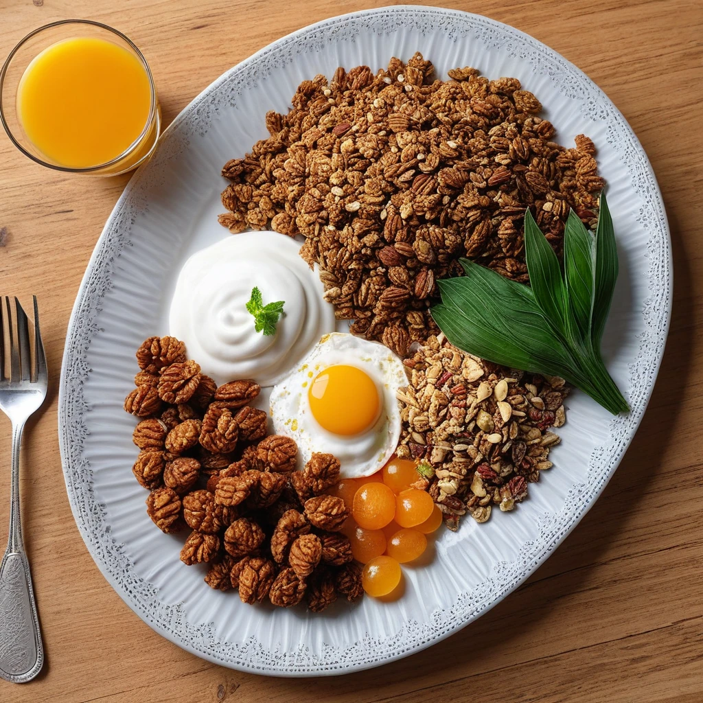Çok Tahıllı Kahvaltı Tabağı