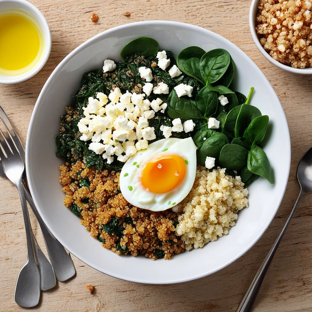 Savory Spinach and Quinoa Bowl