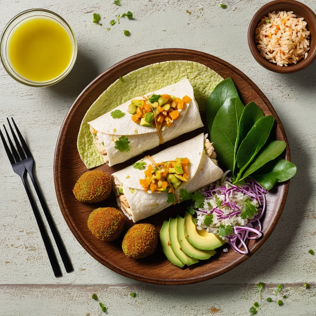 Wrap de poulet et avocat