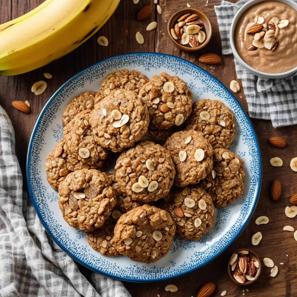 Protein-Packed Banana Oatmeal Cookies