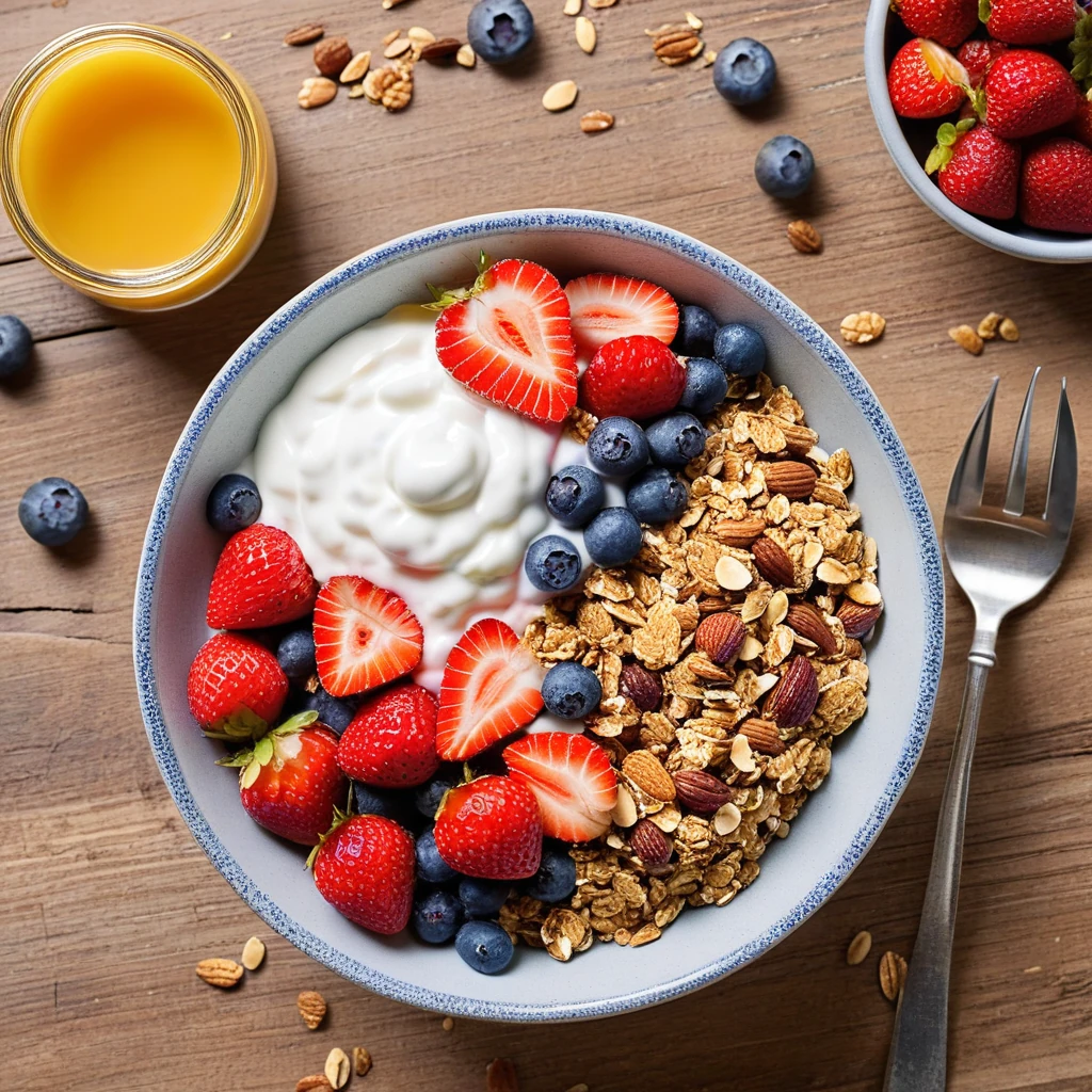 Greek Yogurt Protein Parfait with Granola