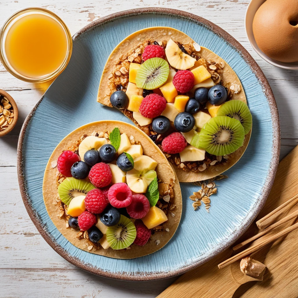 Tostadas de Avena con Frutas
