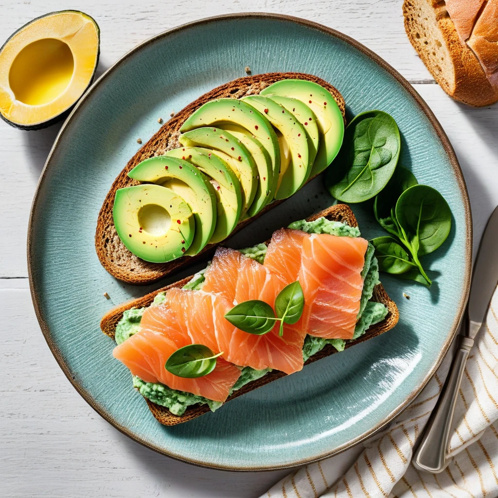 Savory Smoked Salmon Avocado Toast