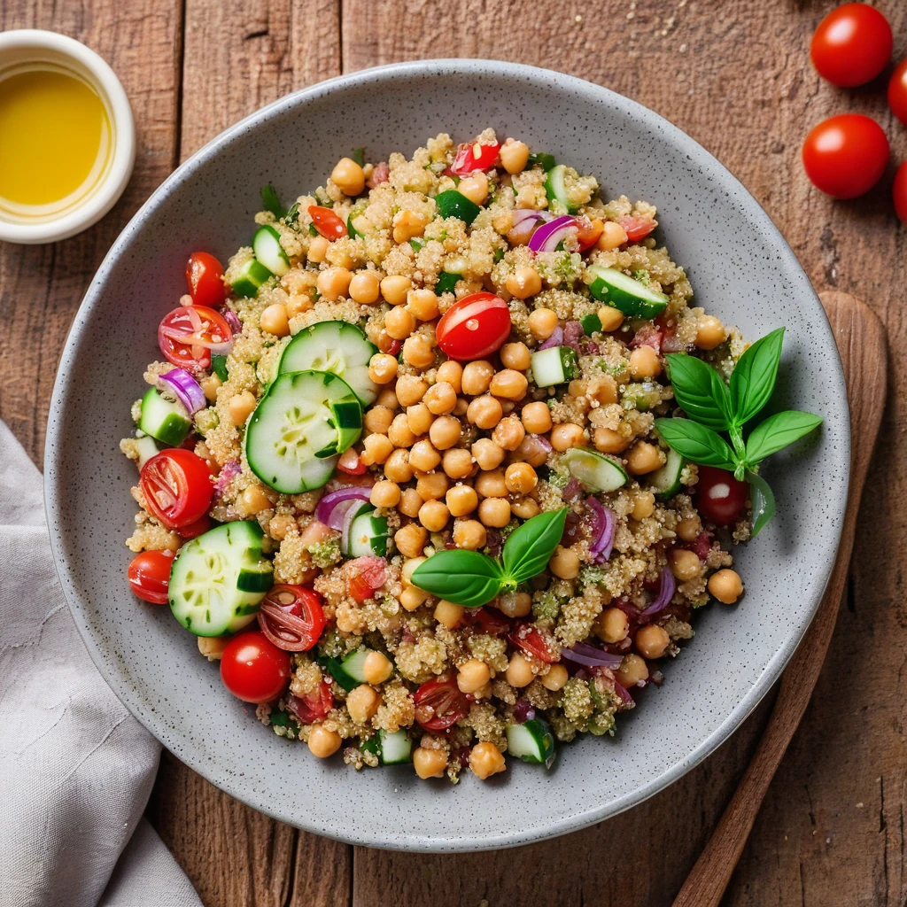 Protein-Packed Quinoa & Chickpea Salad