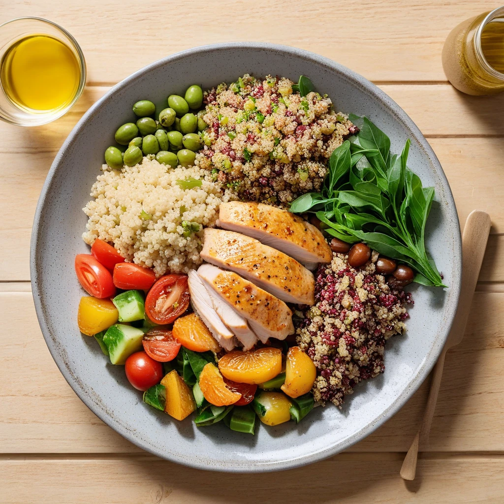 Salade de poulet et quinoa