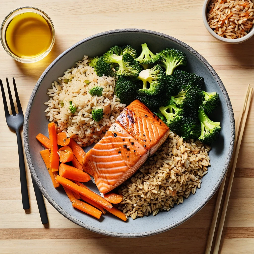 Sustainable Grilled Salmon Bowl