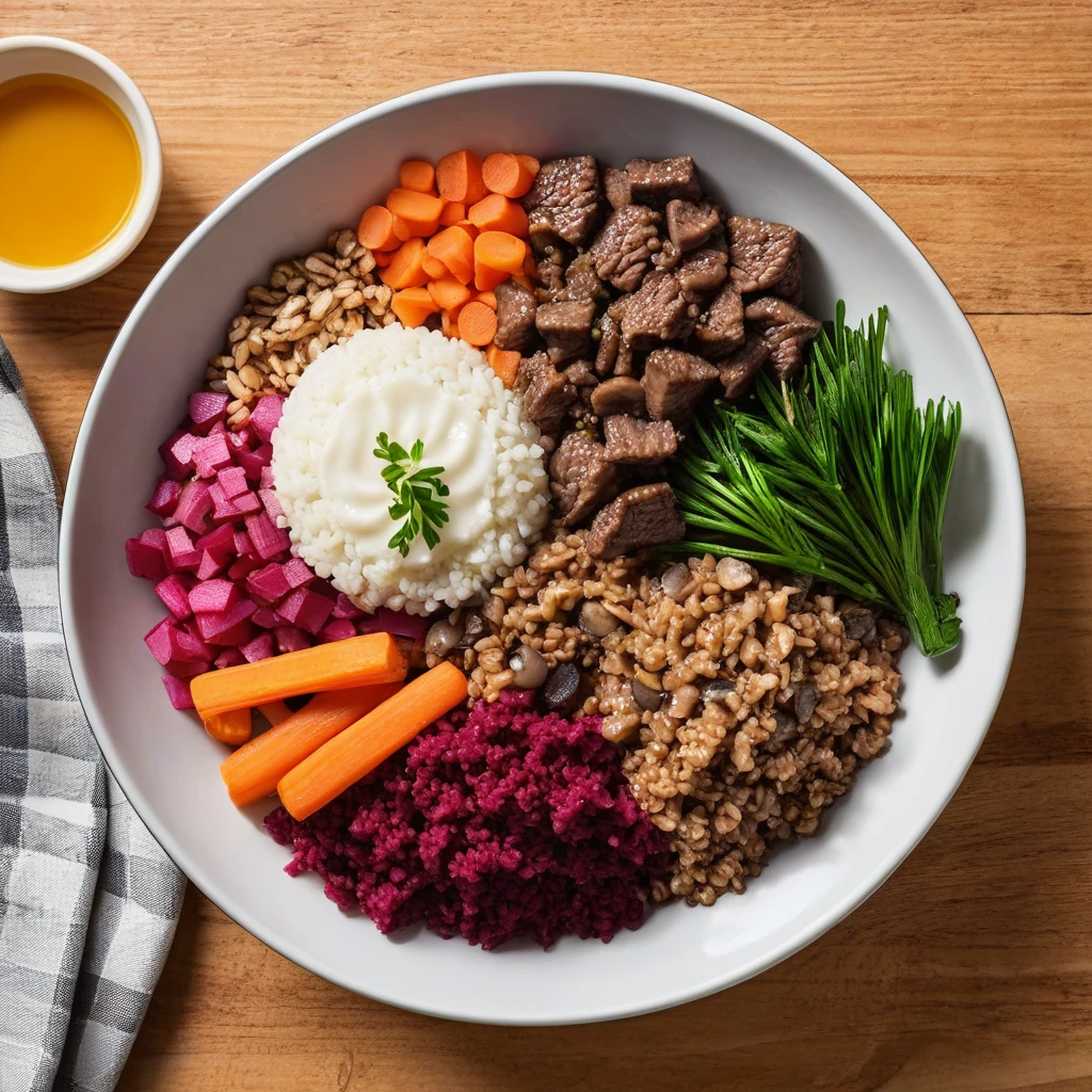 Beef and Mushroom Grain Bowl