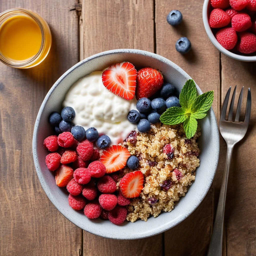 Protein-Packed Berry Quinoa Bowl