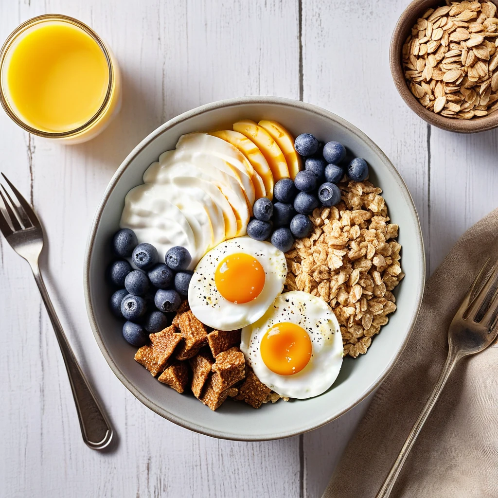 Protein-Packed Egg and Oat Breakfast Bowl